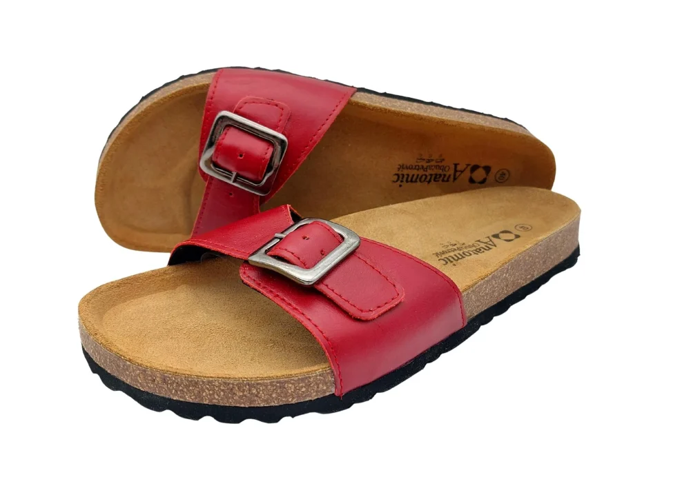 ljetne anatomske natikace crvena 5