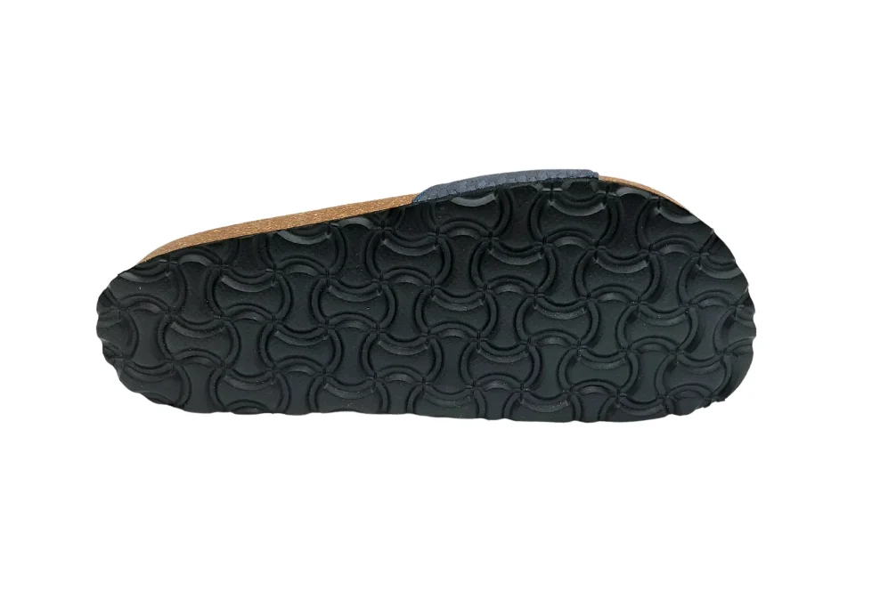 Ljetne anatomske natikace tamno plava sa sljokicama 3