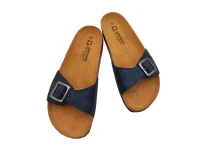 Ljetne anatomske natikace tamno plava sa sljokicama 4