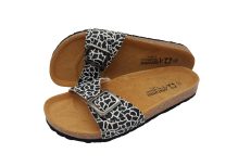 Ljetne anatomske natikace za zene crno bijele 4