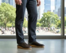 klompe uzorak smeđa, smeđa tabanica