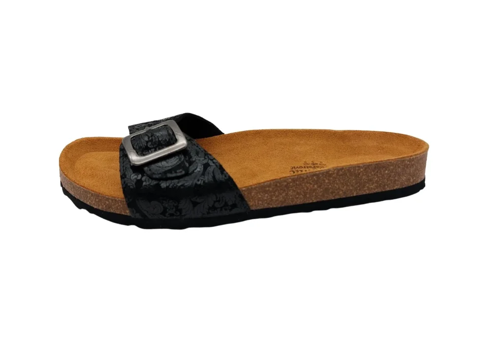 ljetne anatomske natikace za zene crne s uzorkom 4