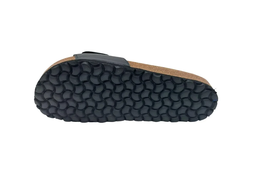 Anatomske natikace za zene sa sirim remenom crne boje 1