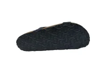 Ljetne zenske natikace sa dva remena bez kopcanja tamno plava s uzorkom 2