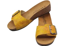 Zenske Natikace s povisenim donom zute 2