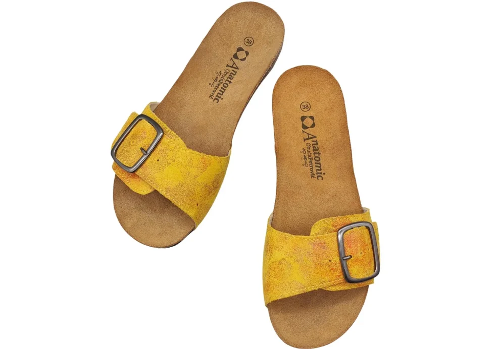 Zenske Natikace s povisenim donom zute 4