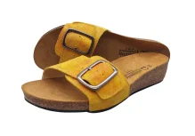 Zenske Natikace s povisenim donom zute 5