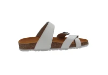 Zenske kozne Japanke sa remenom oko palca bijele boje 4