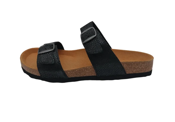 ljetne natikace crna s uzorkom