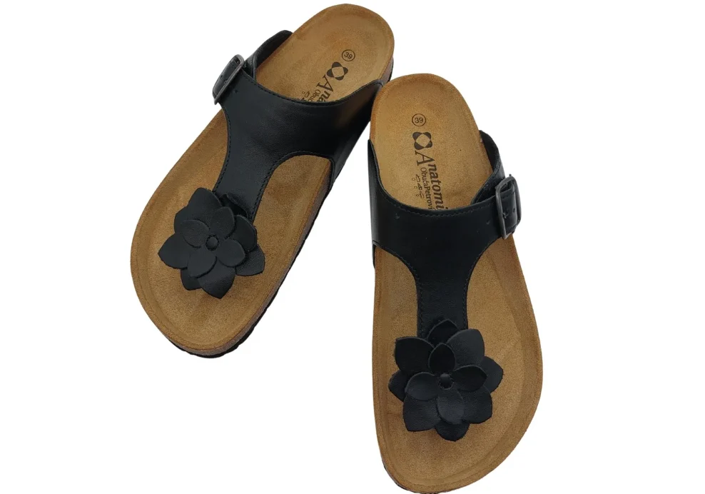 zenske kozne japanke crne boje 4