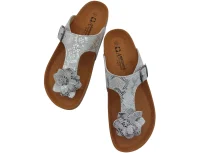 zenske kozne japanke srebrne boje 1