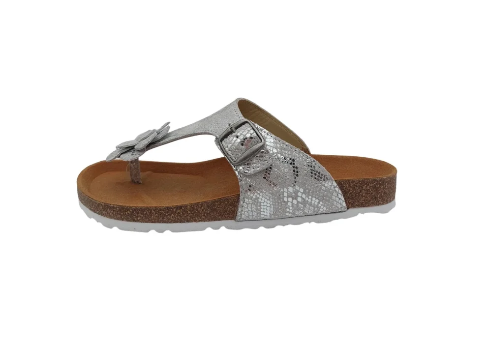 zenske kozne japanke srebrne boje 3