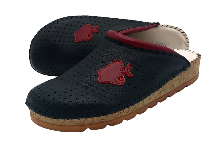 anatomske natikace crna prisivak jabuka 1