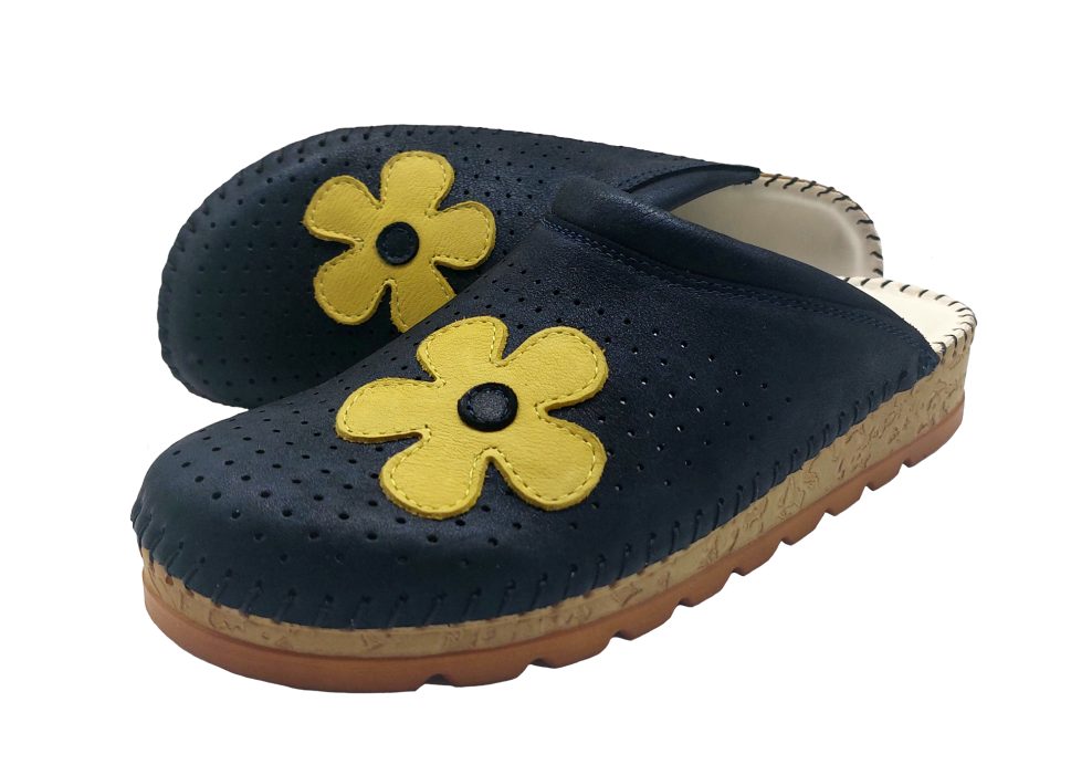 anatomske natikace tamno plava prisivak cvijet 1