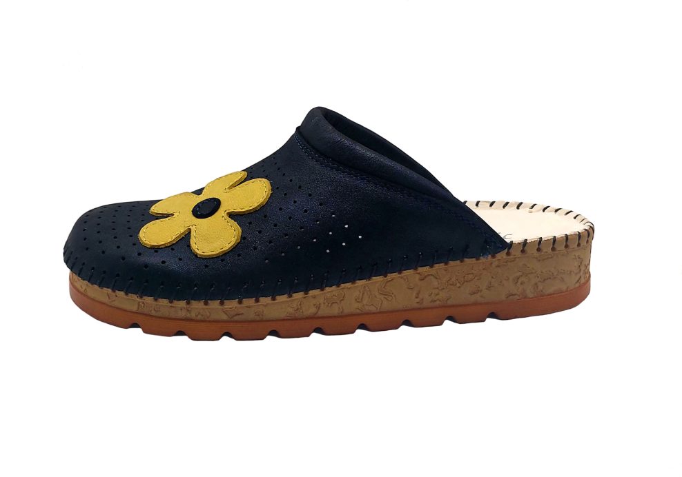 anatomske natikace tamno plava prisivak cvijet 2