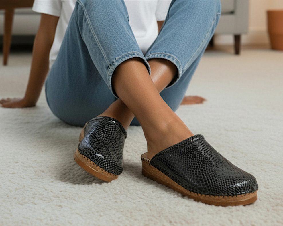 anatomske klompe od prirodne kože