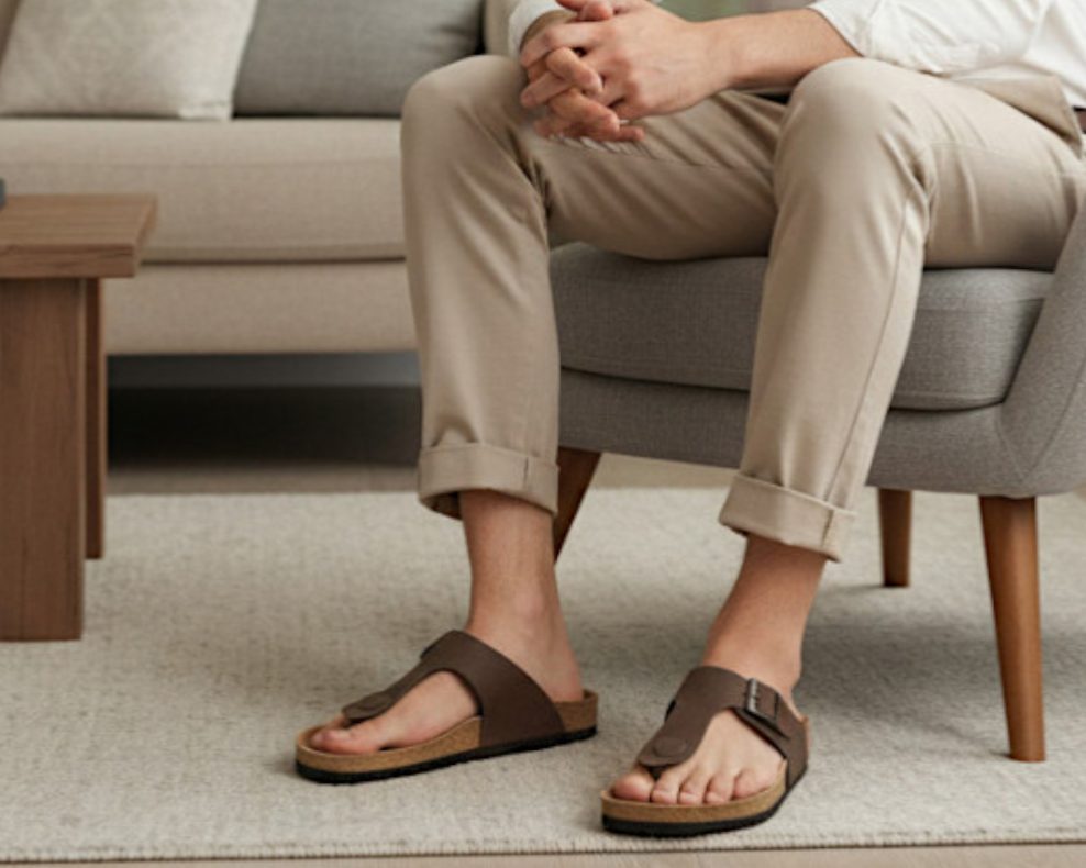 703 smeđa brušena muške