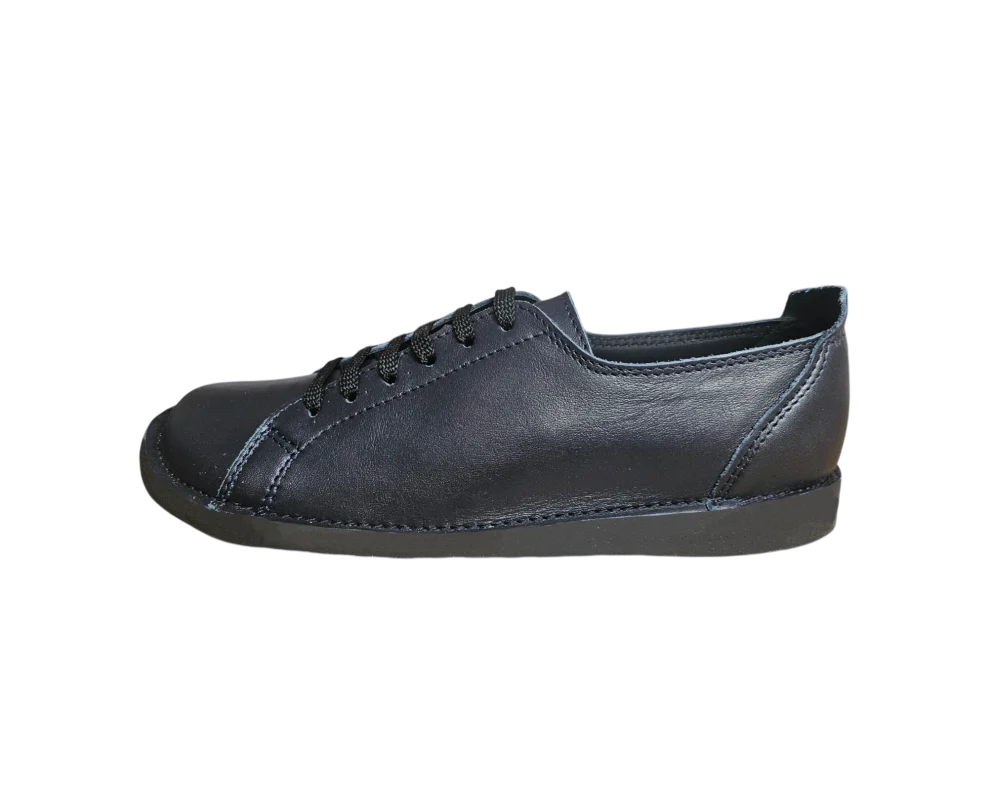 Kožne cipele tamno plava glatka (3)
