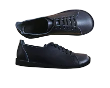 Kožne cipele tamno plava glatka (5)