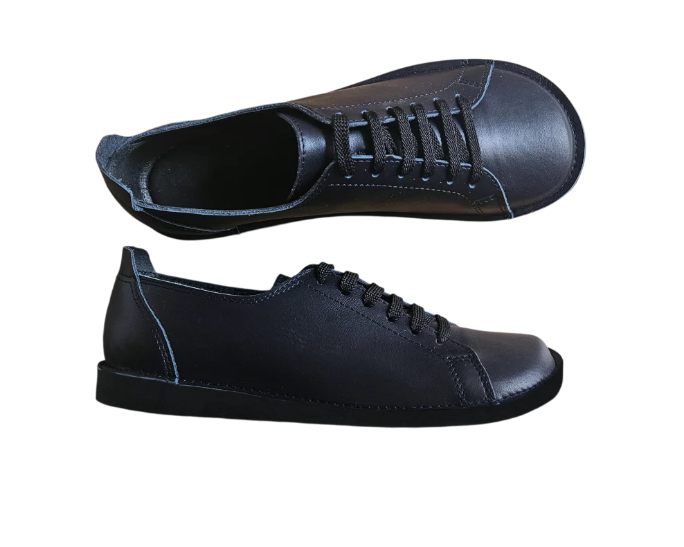 Kožne cipele tamno plava glatka (5)