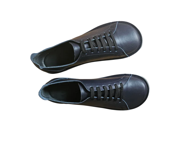 Kožne cipele tamno plava glatka (6)