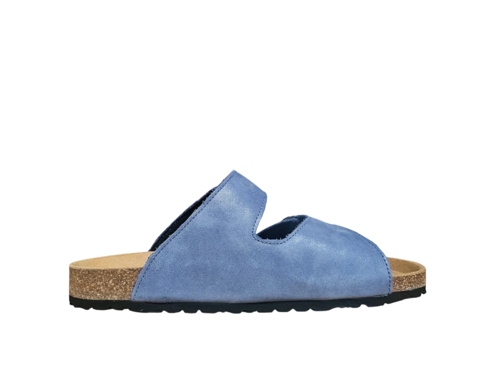 anatomeske kozne natikace dusty blue pogled sa strane