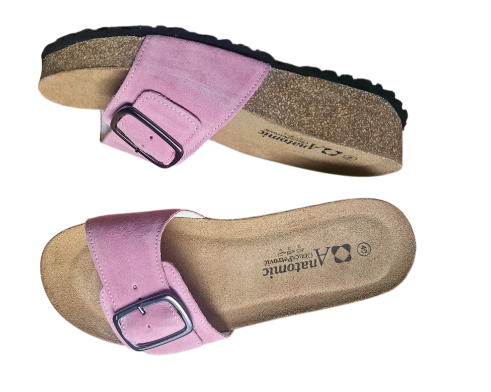 anatomic papuce kozna tabanica orchid pink