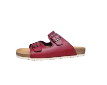 bordo crvene kozne natikace bijeli don.