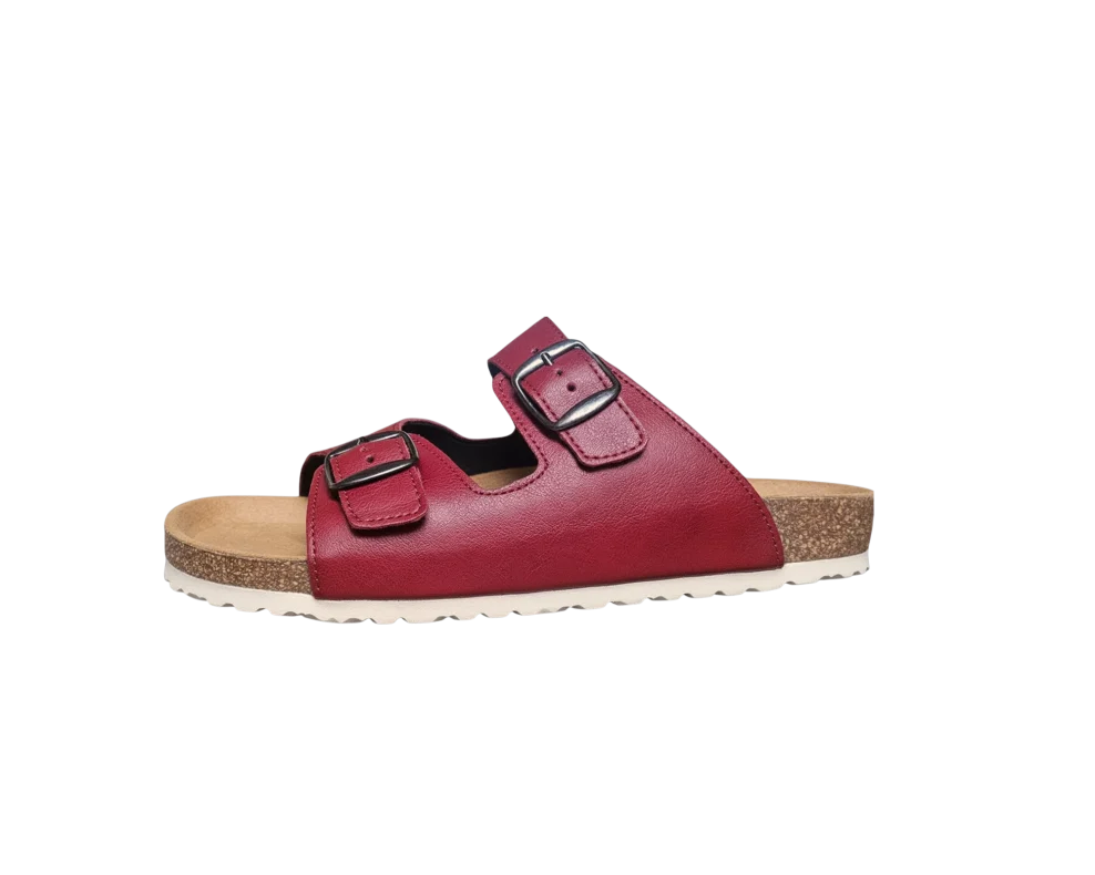 bordo crvene kozne natikace bijeli don.