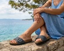 crne anatomske natikace obuca petrovic