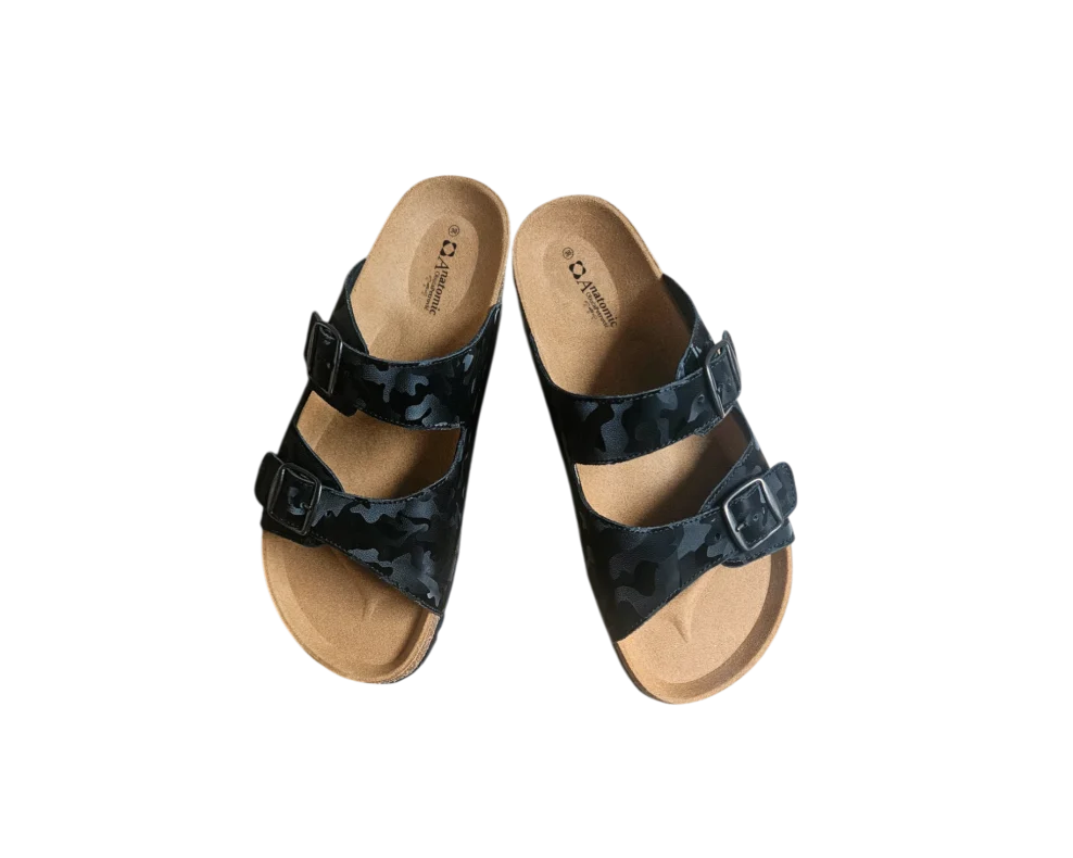 crne maskirne anatomske natikace par