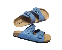 kozne anatomske natikace dusty blue gaziste