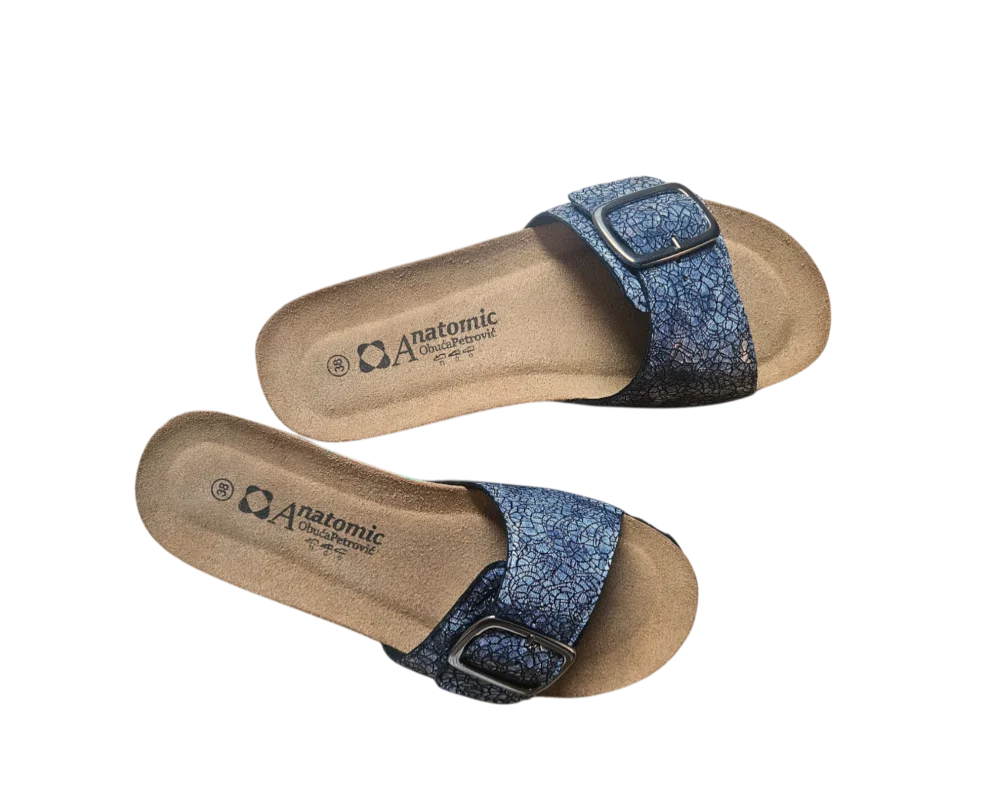 medicinski natikači plava barva