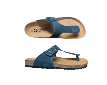 plave navy usnjene japonke birkenstock