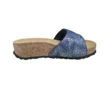 zenske papuce pluto indigo plava metalik