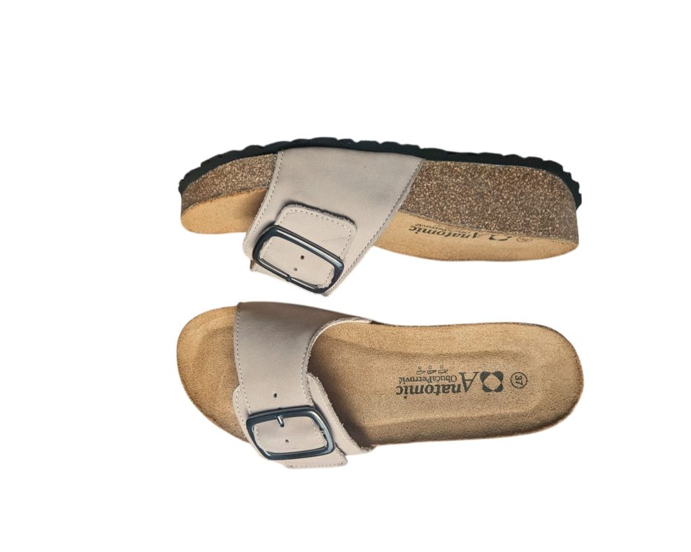 zenske papuce stone grey antilop